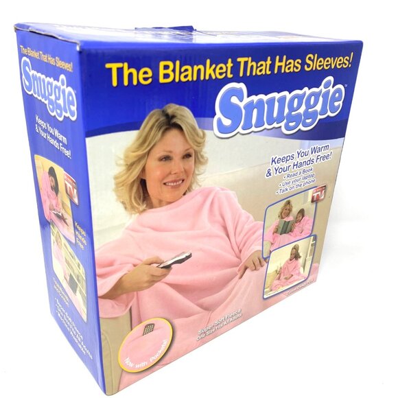 Snuggie As Seen On TV the Blanket That Has Sleeves Pink Size OS NWT - Picture 1 of 7